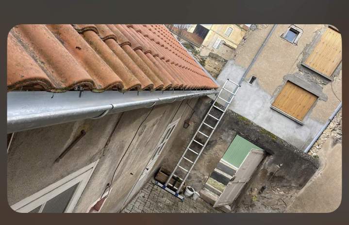 Gouttière en zinc Auvergne
